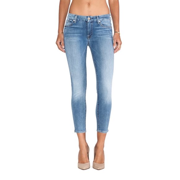 7 For All Mankind Denim - 7 For All Mankind The Cropped Skinny
